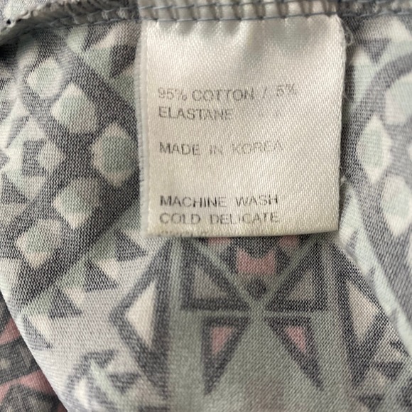 Tracy Negoshian geometric pattern Dress women sz M - Picture 7 of 8